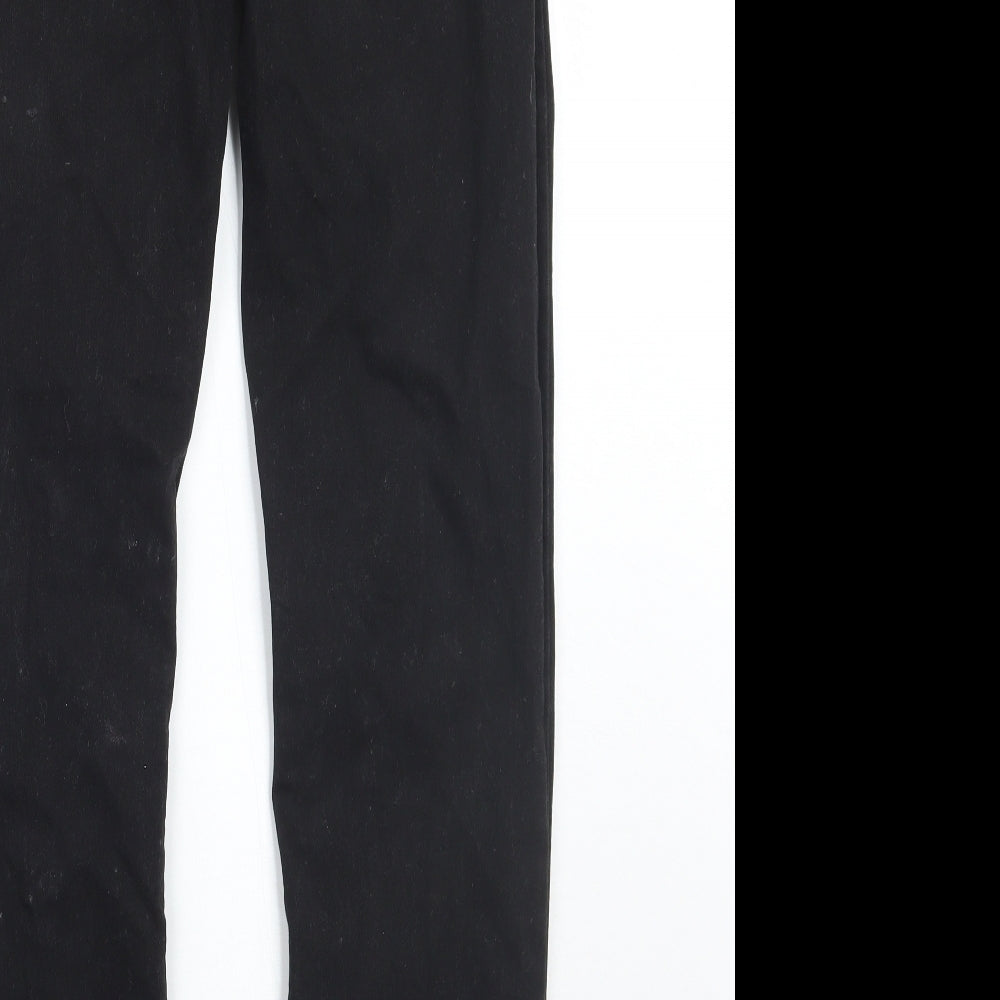 Denim & Co. Womens Black Skinny Jeans Size 28 L32 in