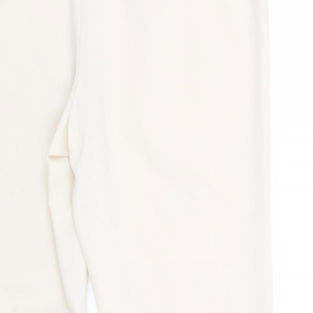 Artigiano Womens Beige Trousers Size 16 L28 in