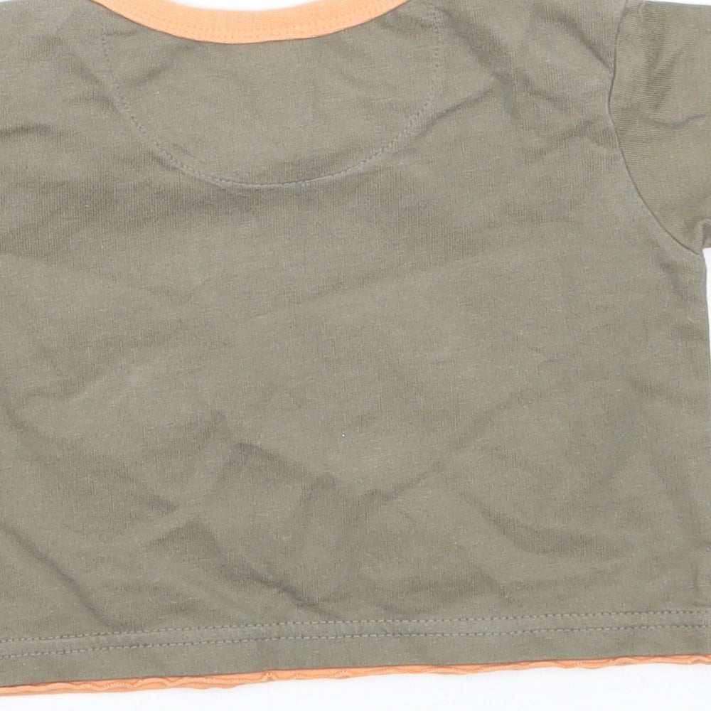 Mini mode Baby Brown Basic T-Shirt Size 0-3 Months