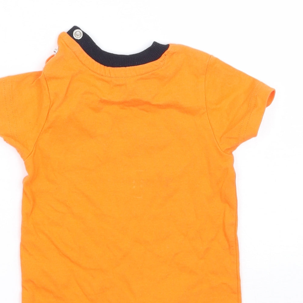 Nutmeg Baby Orange Basic T-Shirt Size 3-6 Months