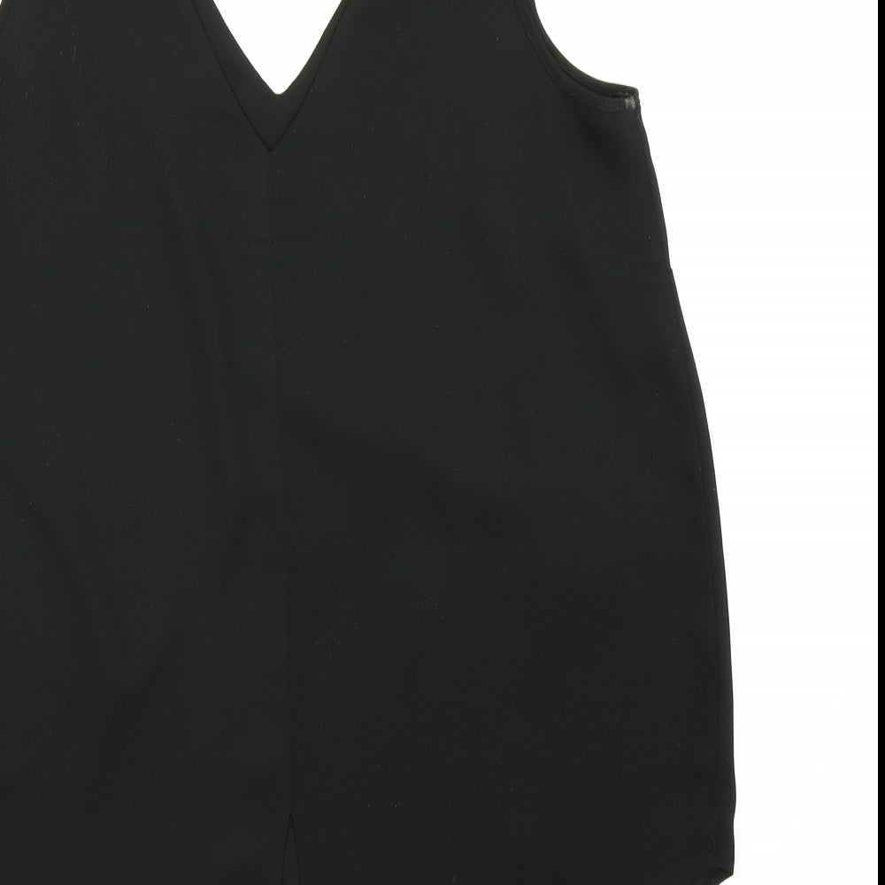 F&F Womens Black Basic Blouse Size 10