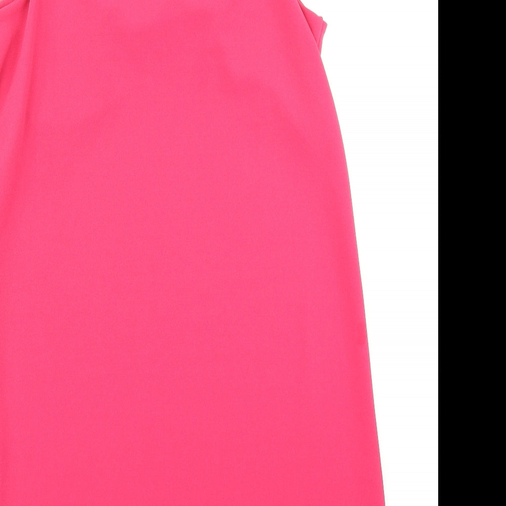 New Look Womens Pink A-Line Size 14