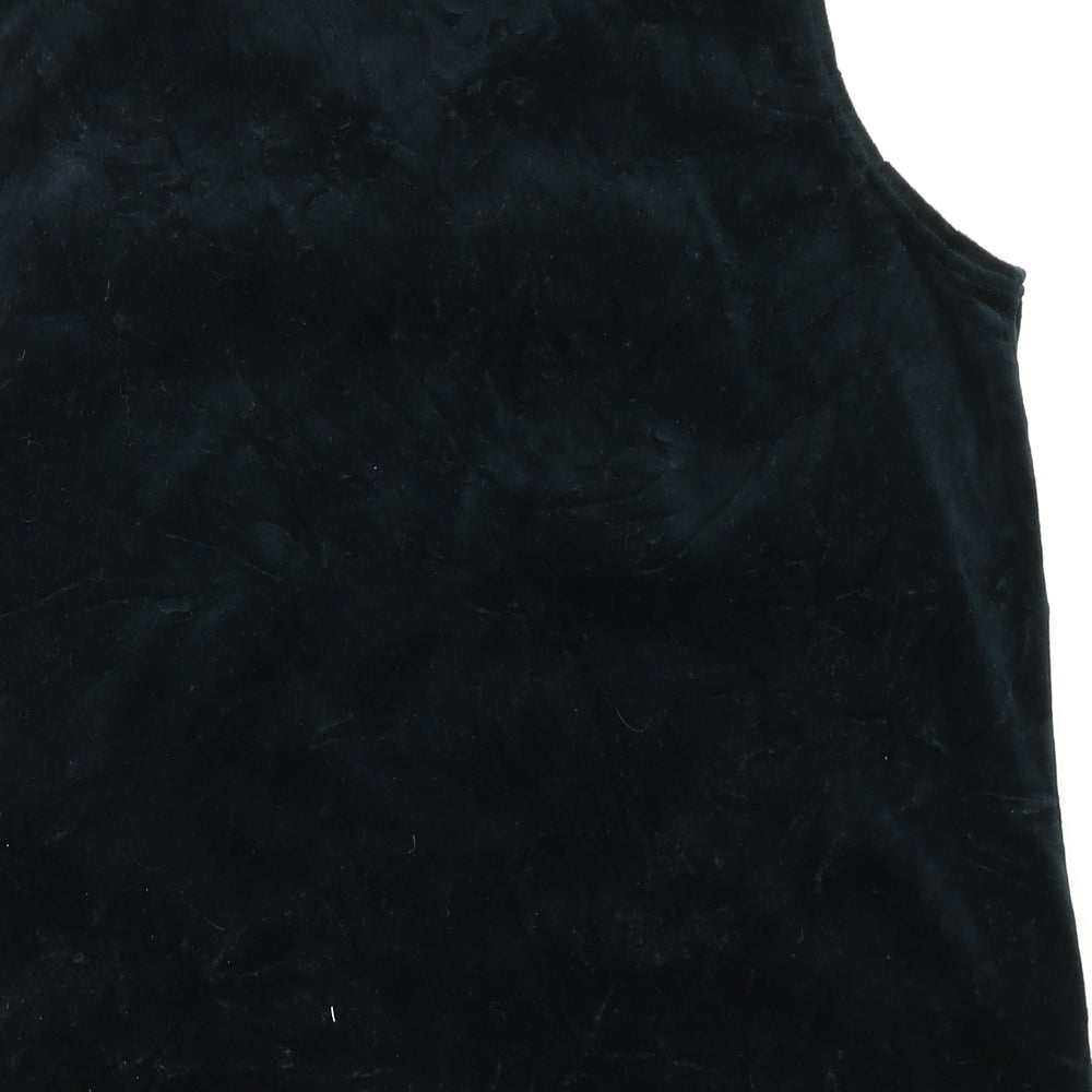 TCM Womens Blue Velour Basic Tank Size 16