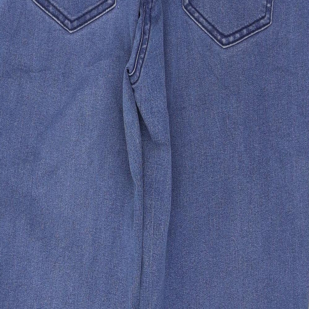 Bx Womens Blue Denim Straight Jeans Size 12 L26 in