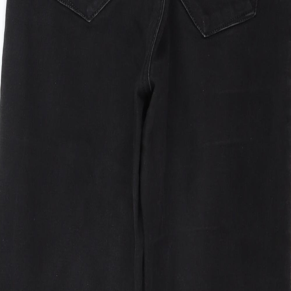 Denim & Co. Womens Black Denim Skinny Jeans Size 10 L26 in