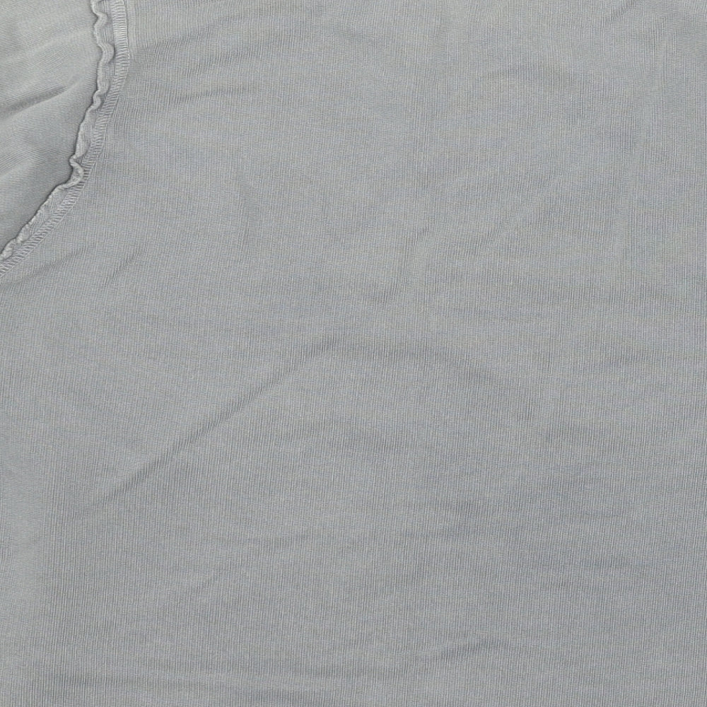 Zara Womens Grey Batik Jersey Pullover Sweatshirt Size S