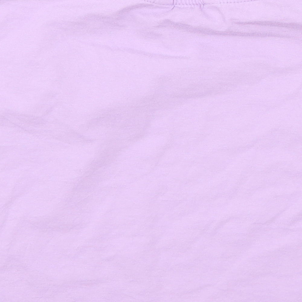 Miss E-vie Girls Purple Jersey Basic T-Shirt Size 11-12 Years - Amour