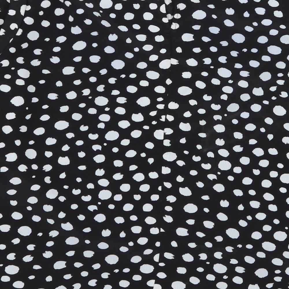 Very Womens Multicoloured Polka Dot Basic Blouse Size 10