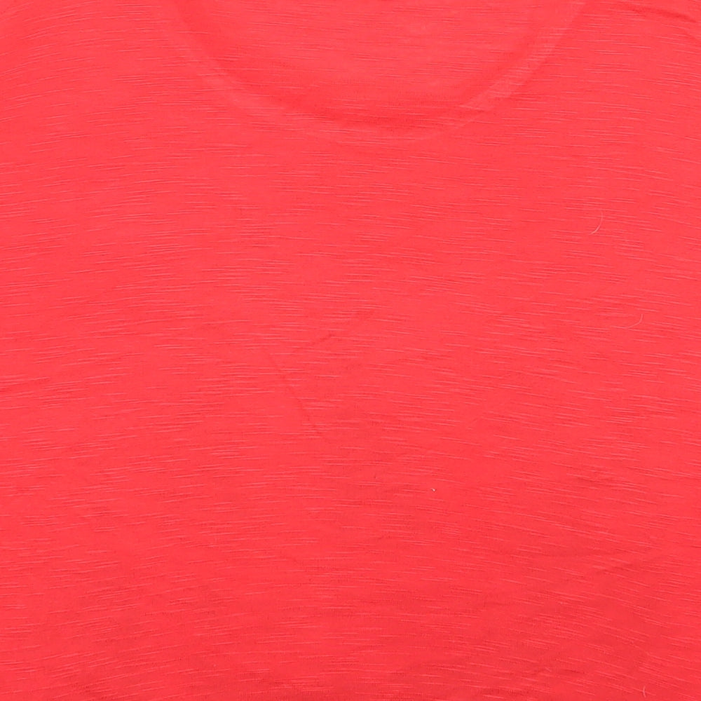 pep and co Girls Red Batik Basic T-Shirt Size 9-10 Years