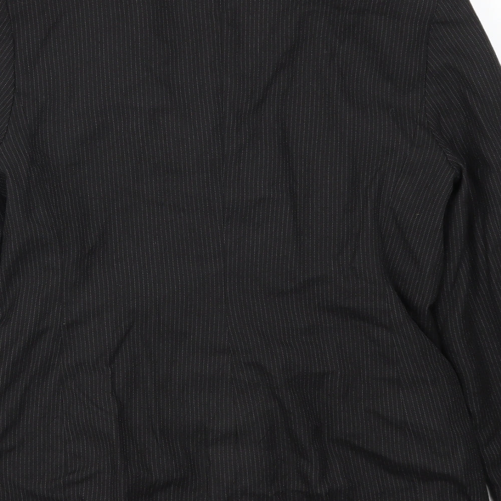 Karen Scott Womens Black Jacket Blazer Size 12