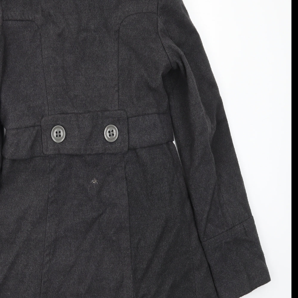 Preworn Womens Grey Jacket Coat Size M