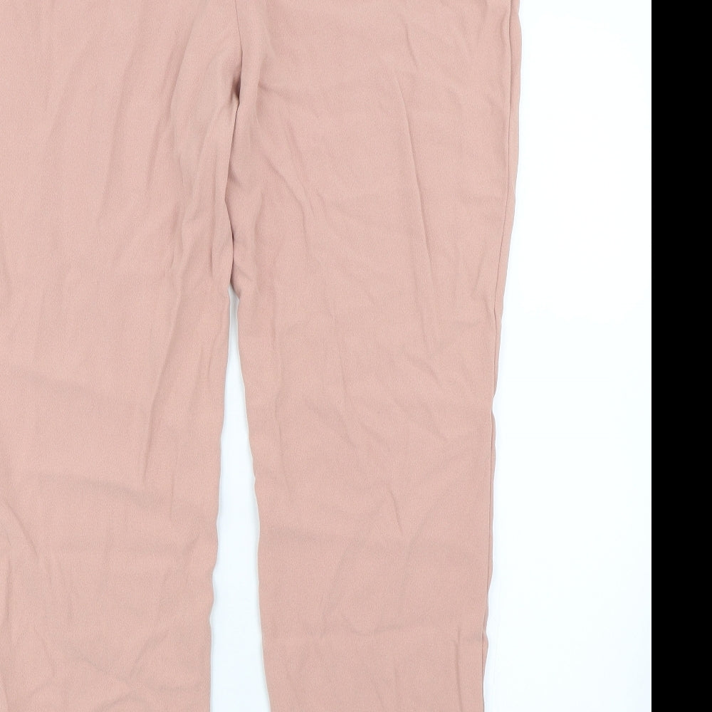 M&Co Womens Pink Trousers Size 14 L23 in