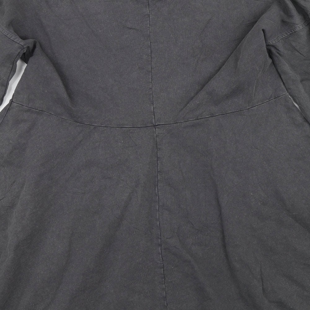 Zara Womens Grey Jumper Dress Size S