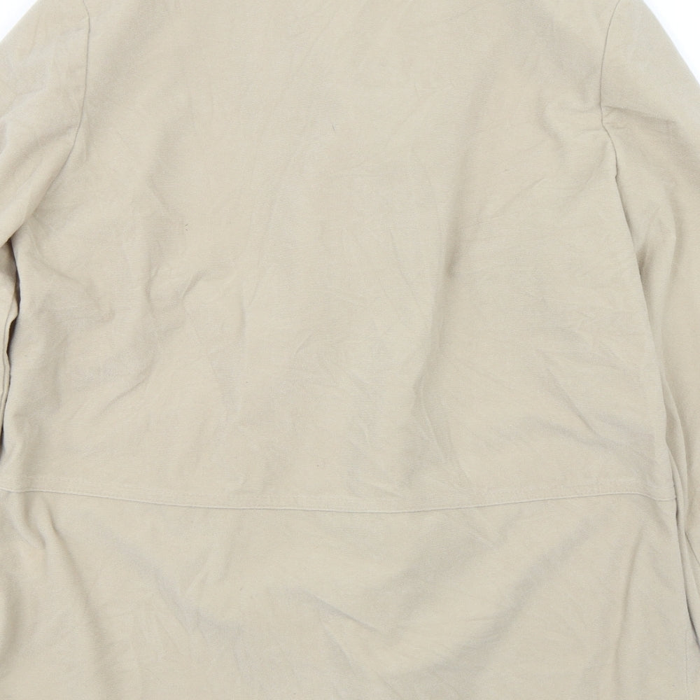 Daxon Womens Beige Jacket Blazer Size 14