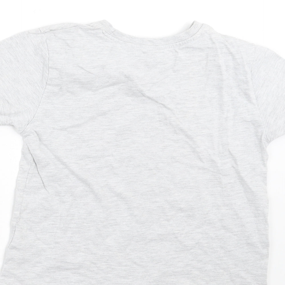 Primark Boys Grey Basic T-Shirt Size 3-4 Years - Surf Boards