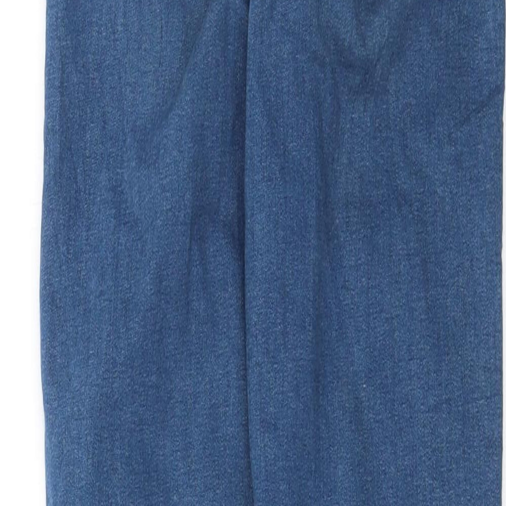 Topshop Womens Blue Denim Skinny Jeans Size 23 in L28 in