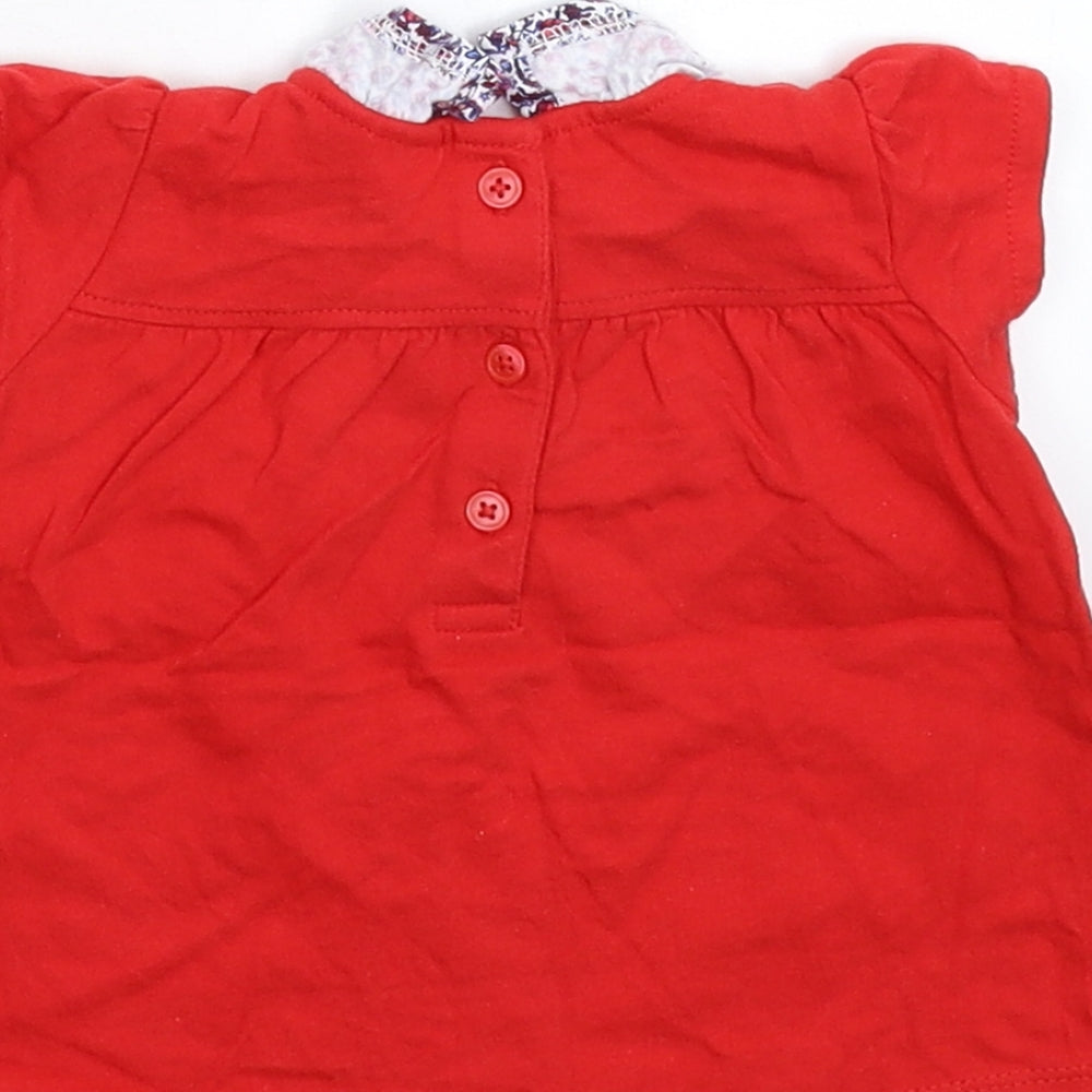 NEXT Baby Red Basic T-Shirt Size 3-6 Months