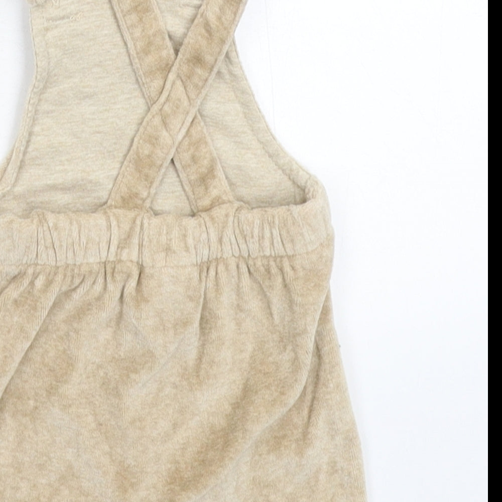 NEXT Baby Grey Dungaree One-Piece Size 3-6 Months