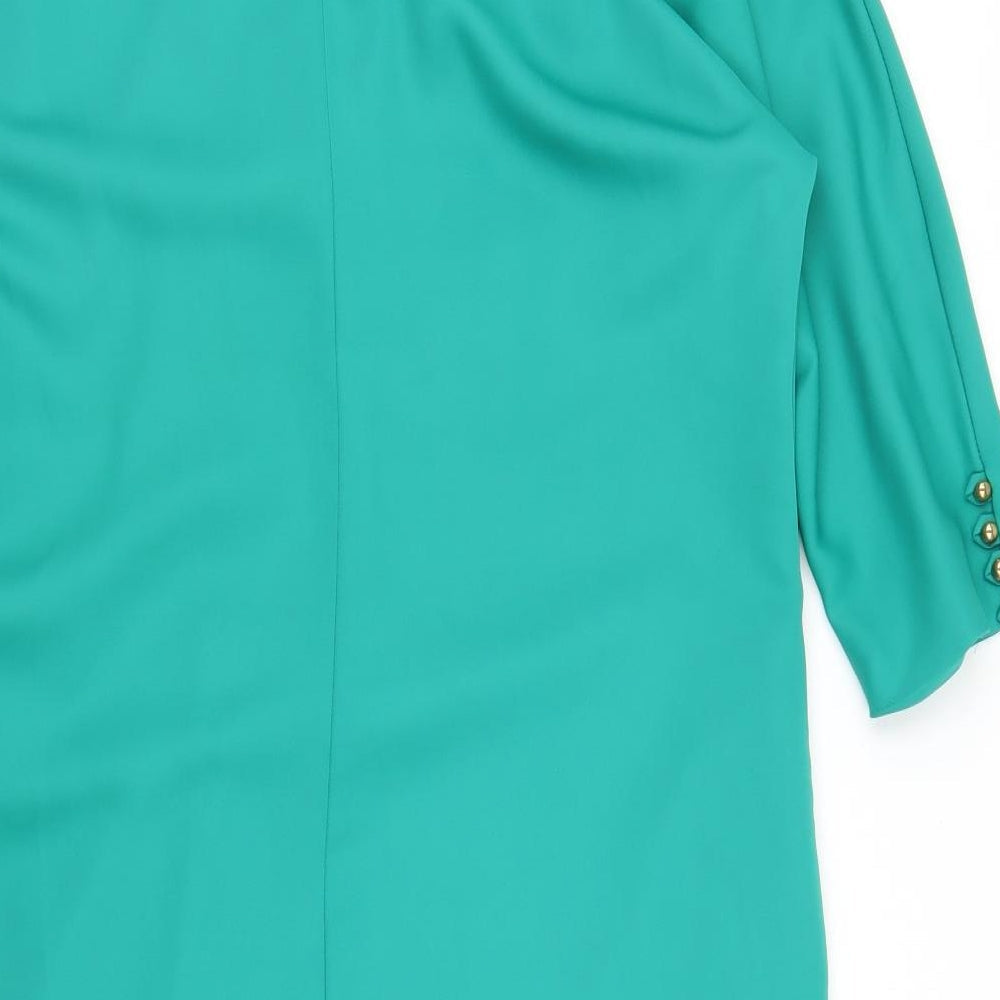Waryant Womens Green Shift Size 14