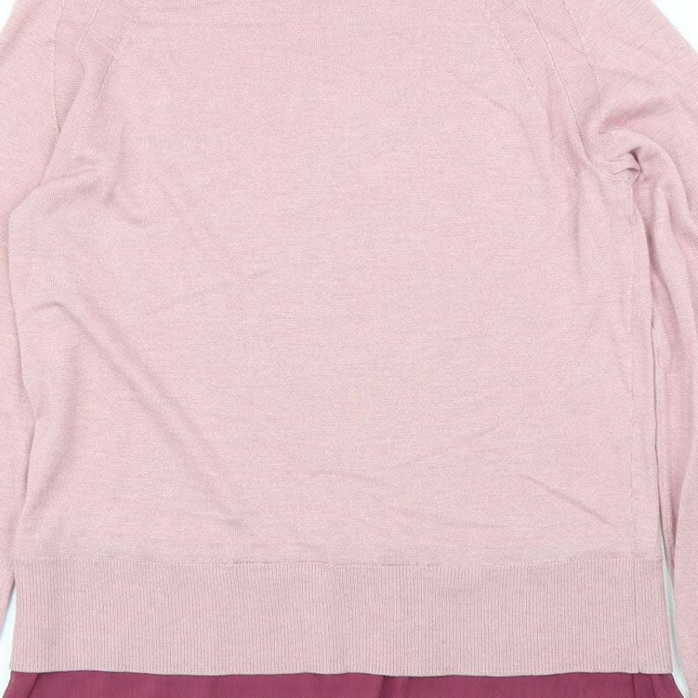 Next Womens Pink Pullover Jumper Size 6