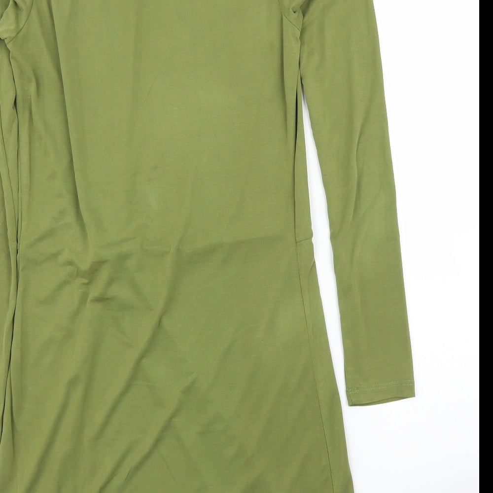 Very Womens Green Tunic Blouse Size 8 - Split down front