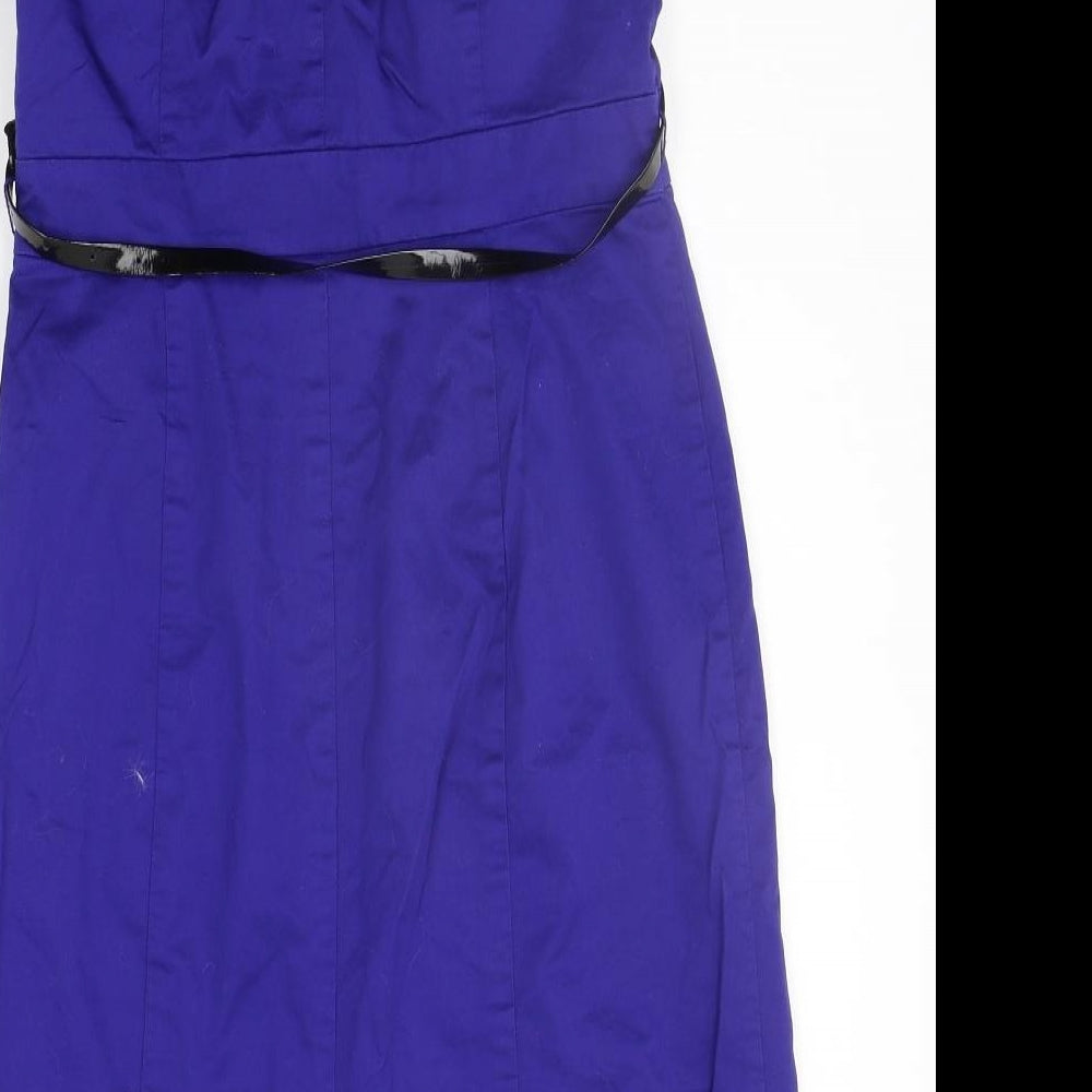 H&M Womens Blue A-Line Size 10