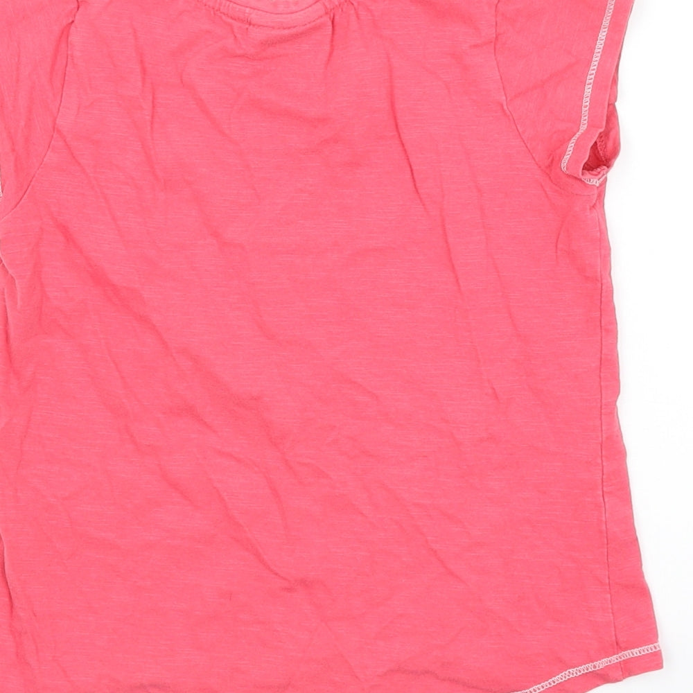 Matalan Girls Pink Basic T-Shirt Size 6 Years - Bon Voyage