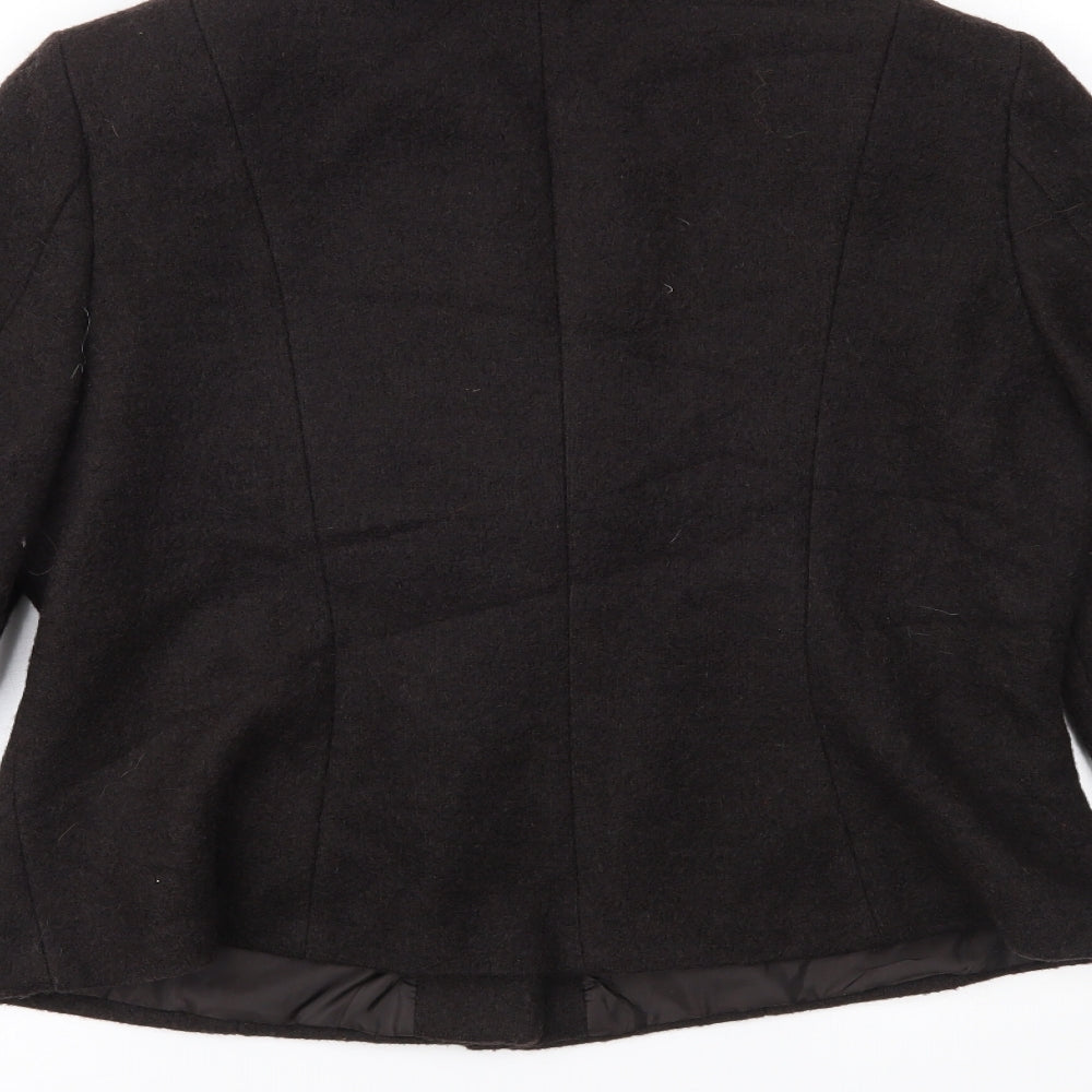 BM Womens Brown Jacket Blazer Size 12