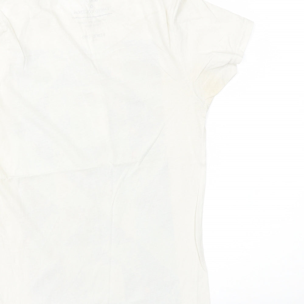 DNM73 Mens White T-Shirt Size S