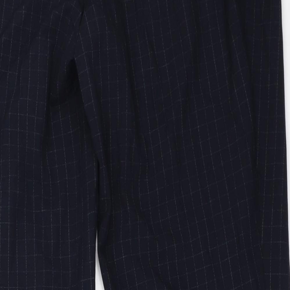 Marks & Spencer Womens Blue Trousers Size 16 L26 in