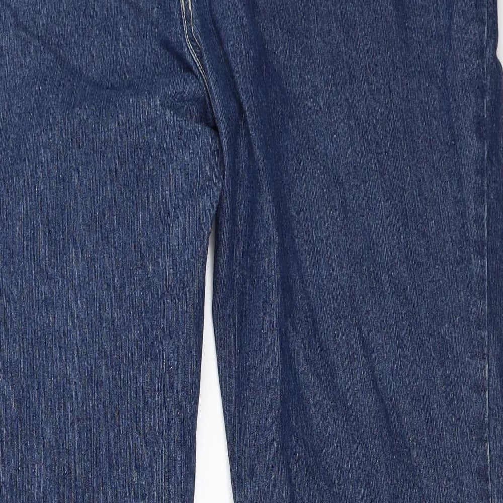 Olivia Womens Blue Denim Straight Jeans Size 39 in L28 in