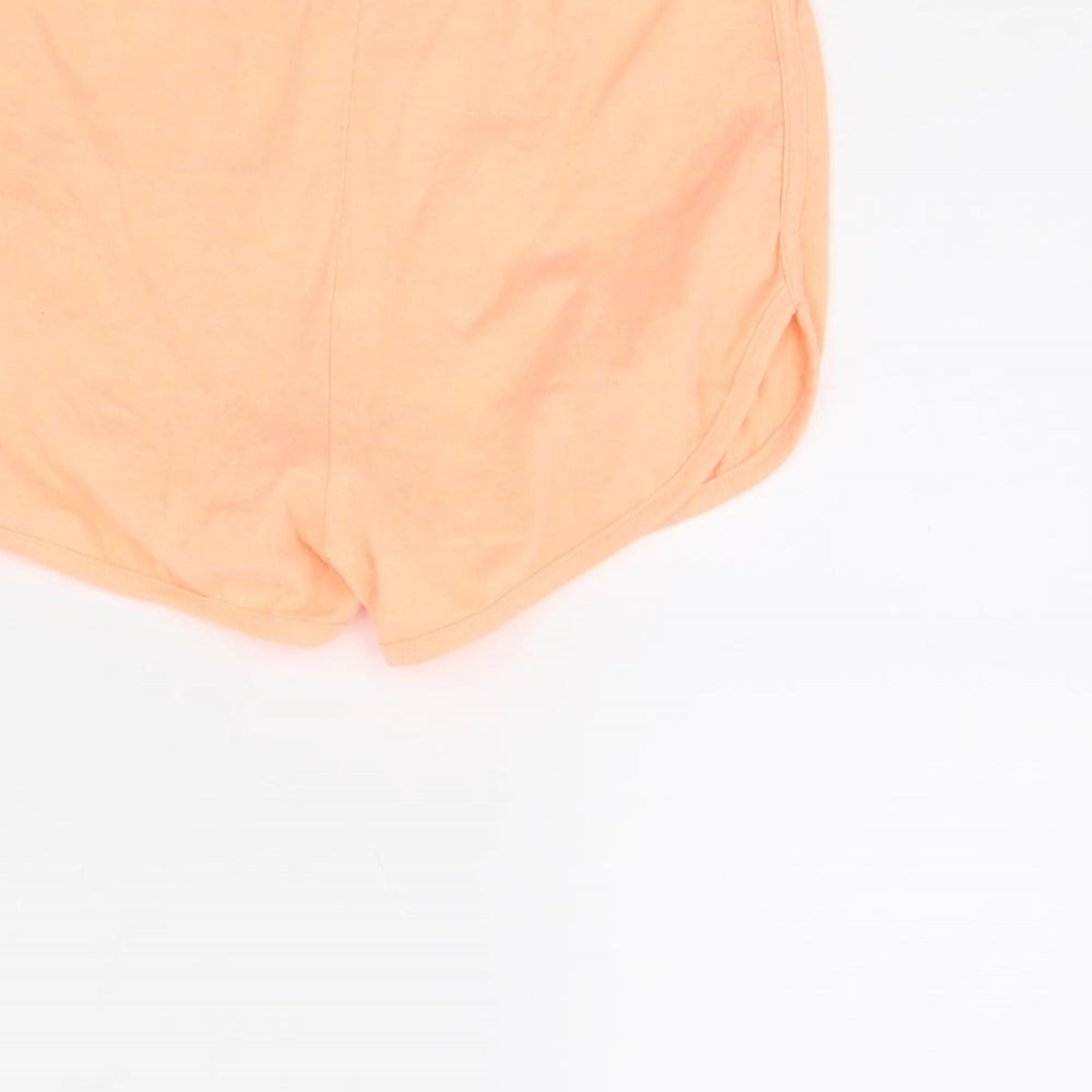 Miss evie Girls Orange Cut-Off Shorts Size 9 Years