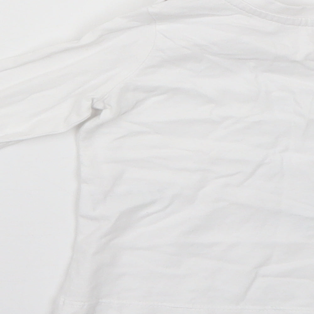 George Baby White Geometric Pullover T-Shirt Size 6-9 Months