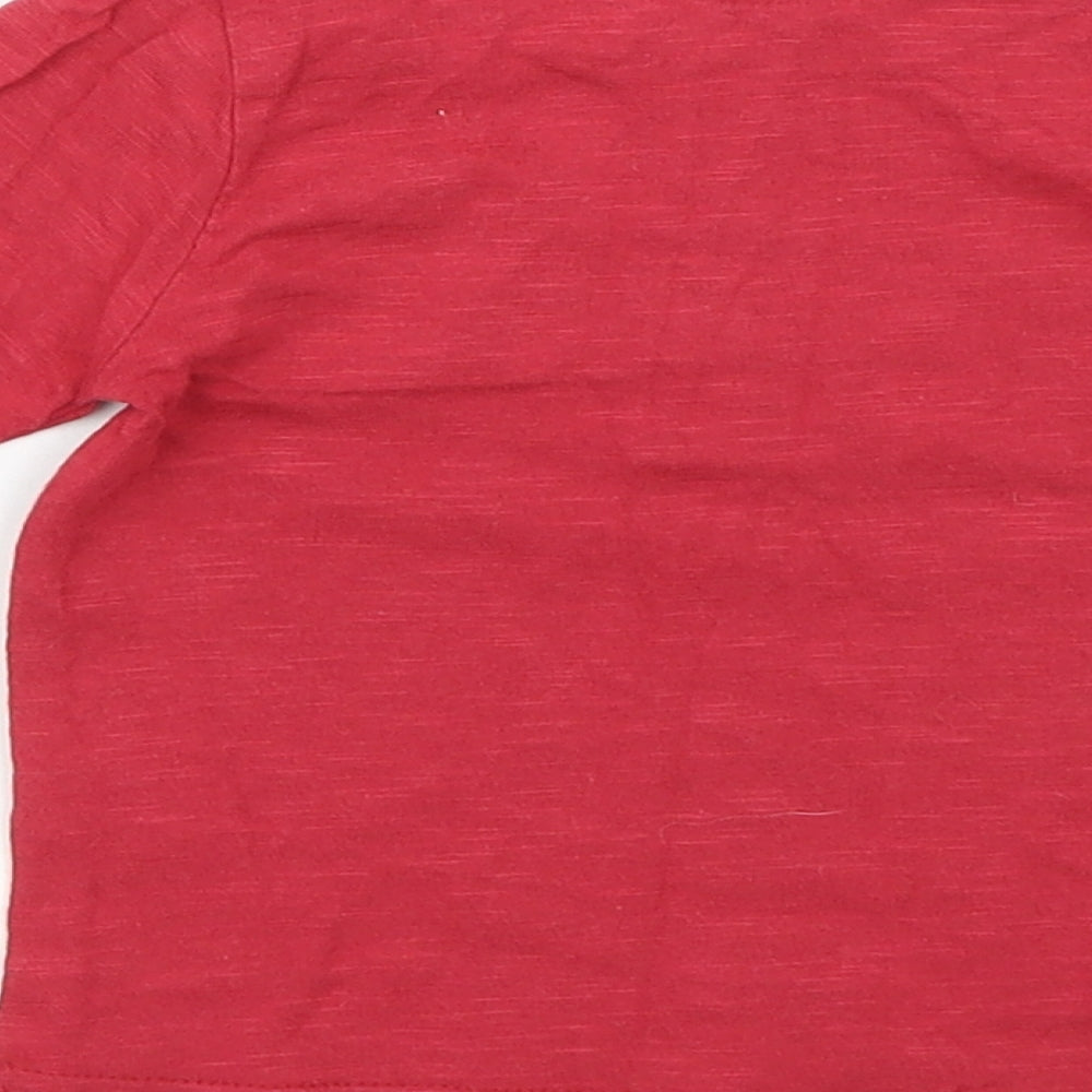 Nutmeg Baby Red Basic T-Shirt Size 6-9 Months