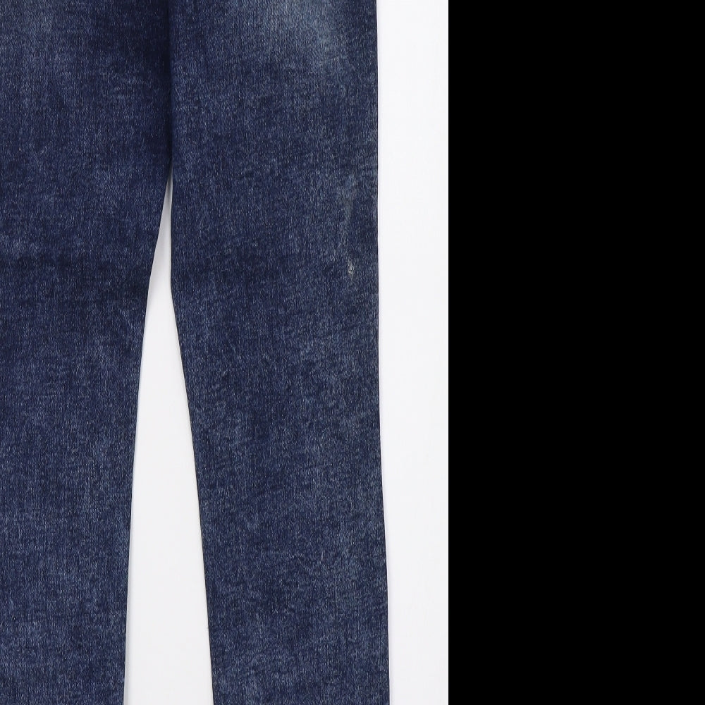 Denim Womens Blue Denim Skinny Jeans Size 10 L32 in