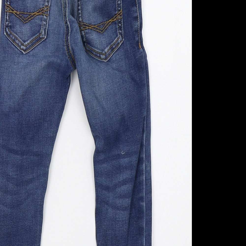 Next Girls Blue Denim Skinny Jeans Size 2 Years