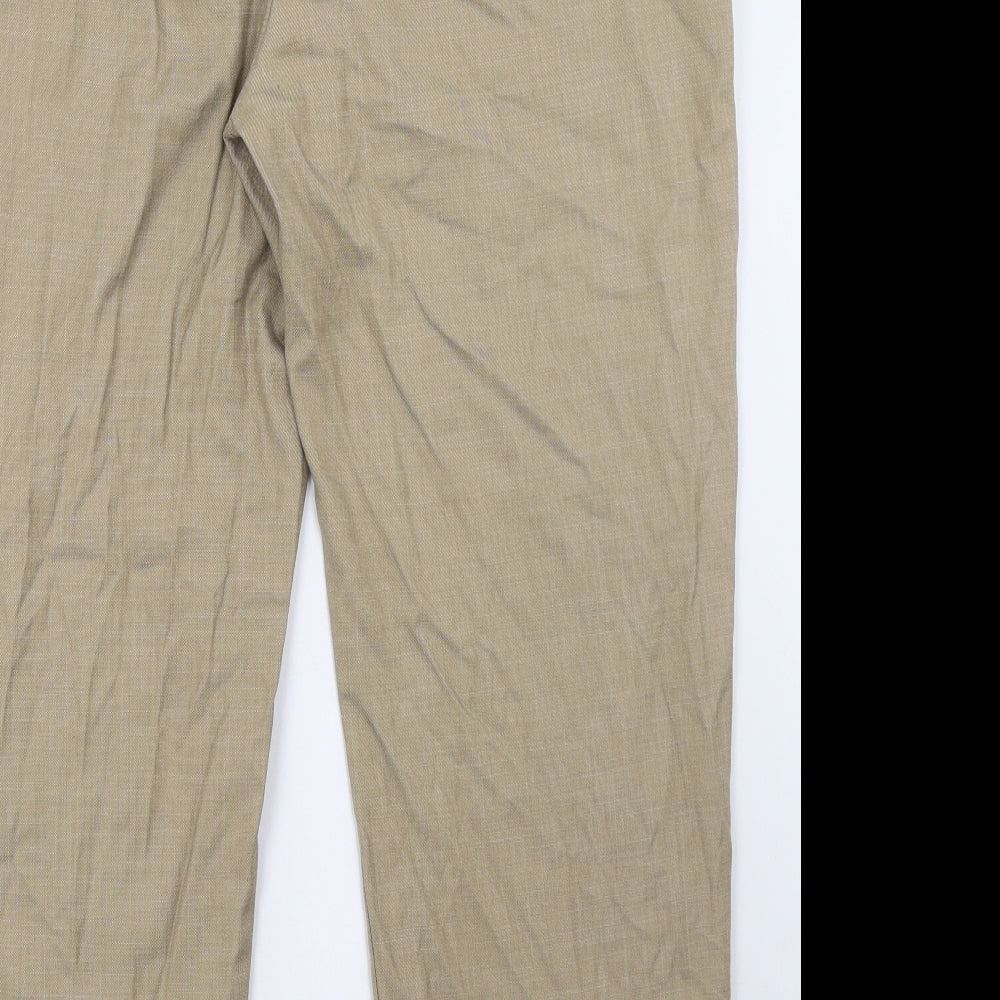 Freya Womens Brown Trousers Size 18 L27 in - short leg