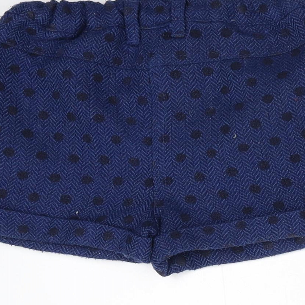 Young Dimension Boys Blue Polka Dot Utility Shorts Size 2-3 Years