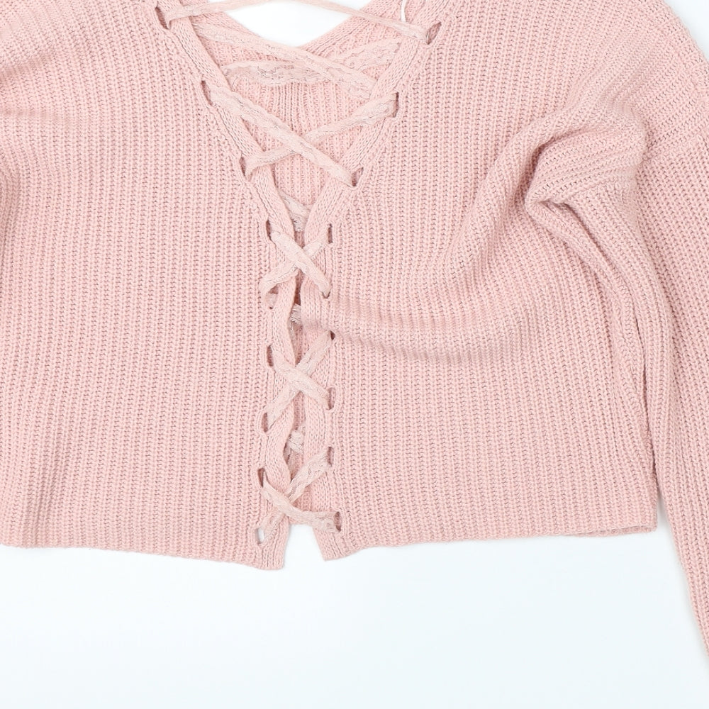 Dorothy Perkins Womens Pink Pullover Jumper Size 6
