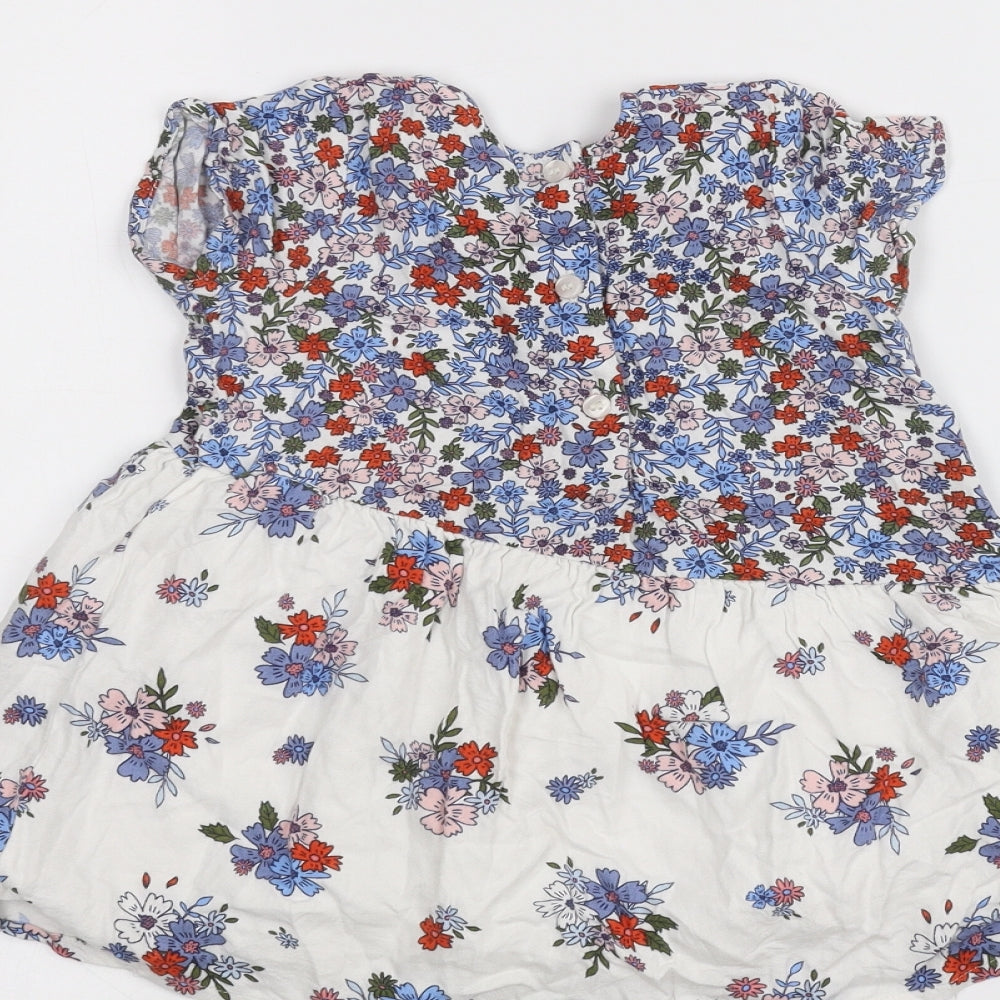Mini Club Baby White Floral A-Line Size 18-24 Months