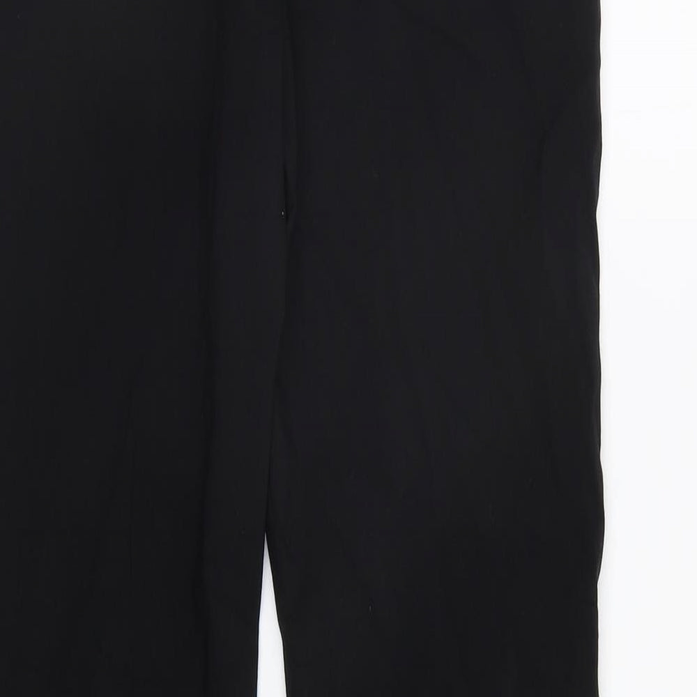 Mango Womens Black Dress Pants Trousers Size 14 L28 in