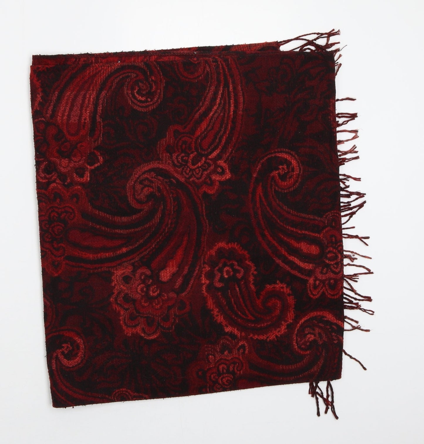 Avon Unisex Red Floral Scarf