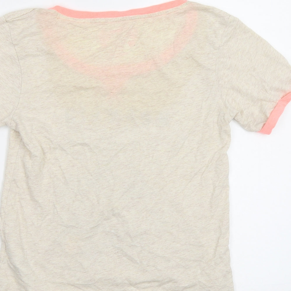 Primark Girls Beige Basic T-Shirt Size S - Mermaid