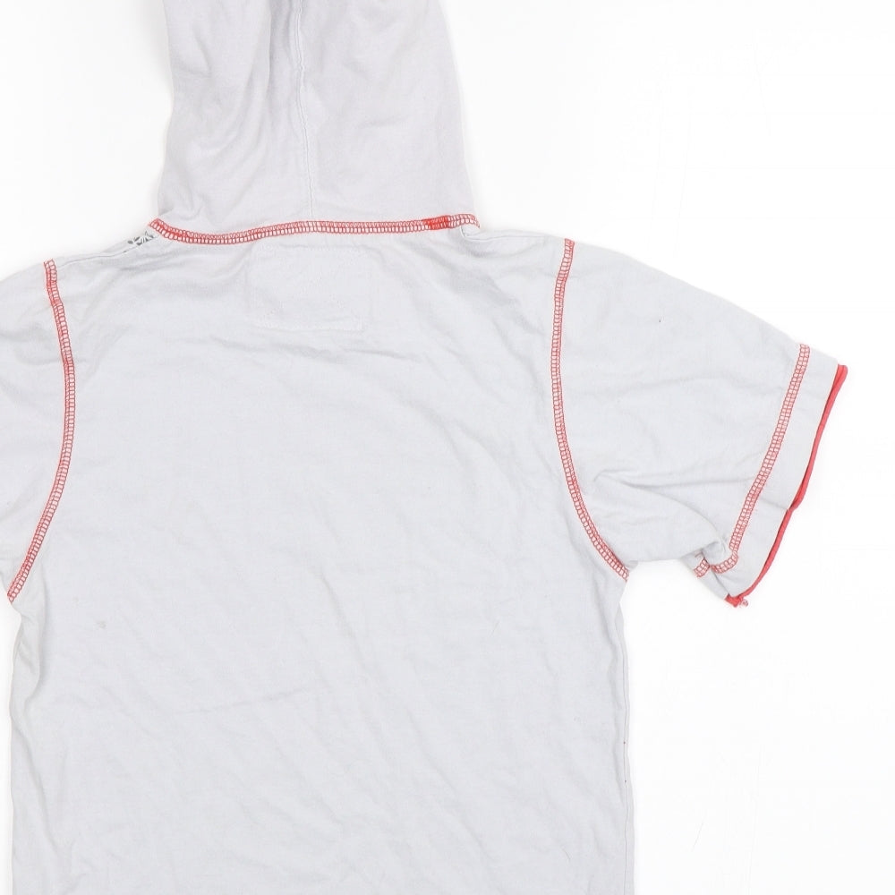 Dudeskin Boys Grey Basic T-Shirt Size 6-7 Years
