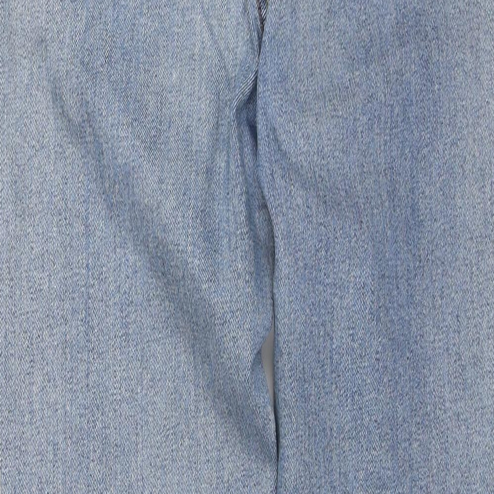 Denim Co. Womens Blue Straight Jeans Size 10 L26 in