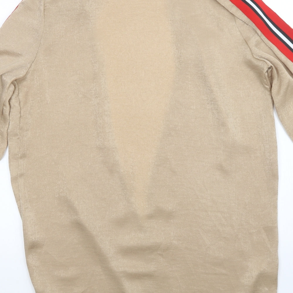 ravi famous Womens Gold Cardigan Jumper Size 8