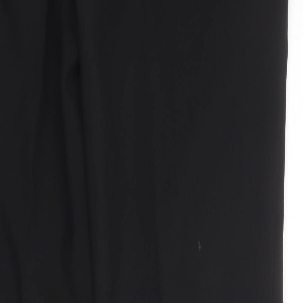 tailor & cutter Mens Black Trousers Size 34 in L31 in