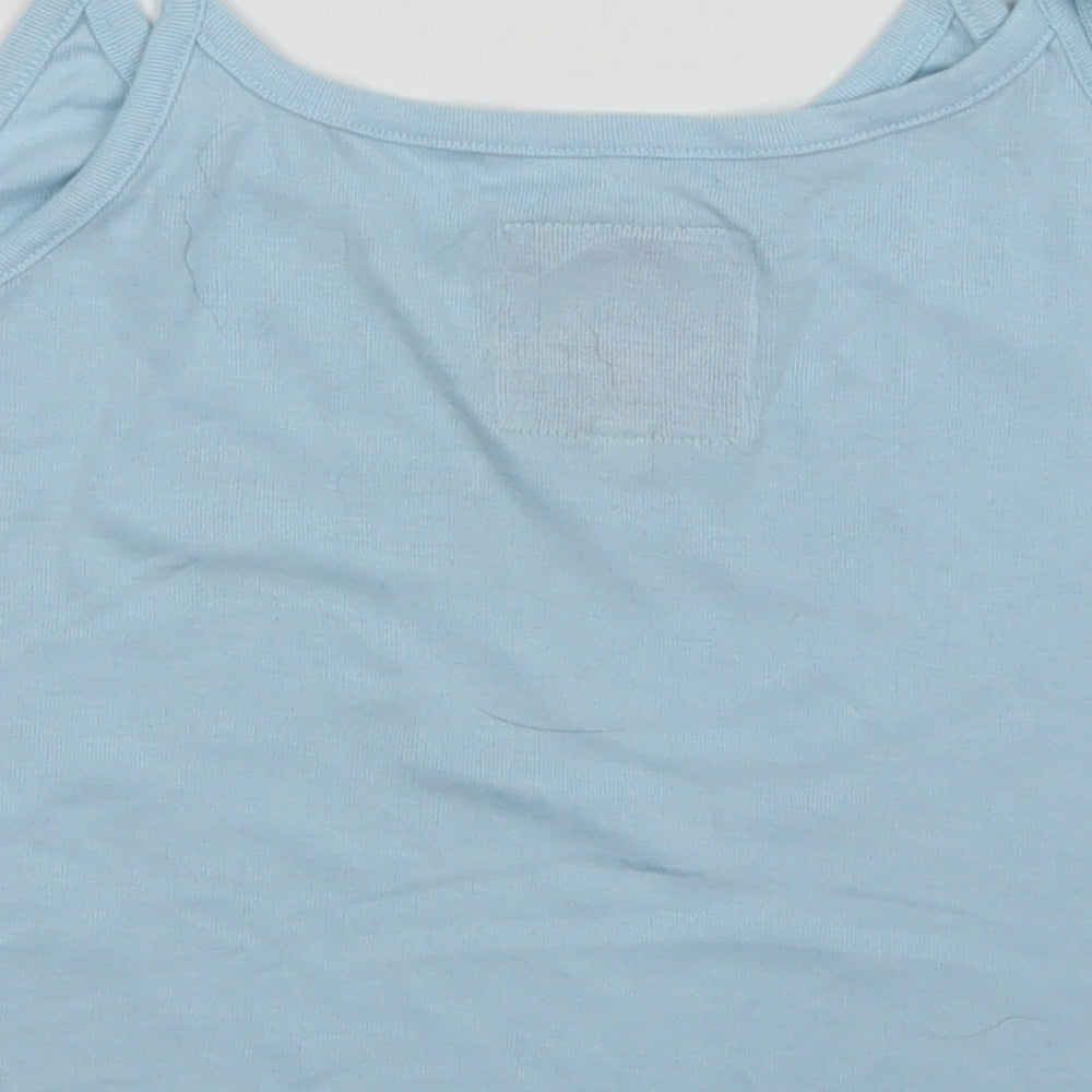 boux Womens Blue Top Pyjama Top Size 8