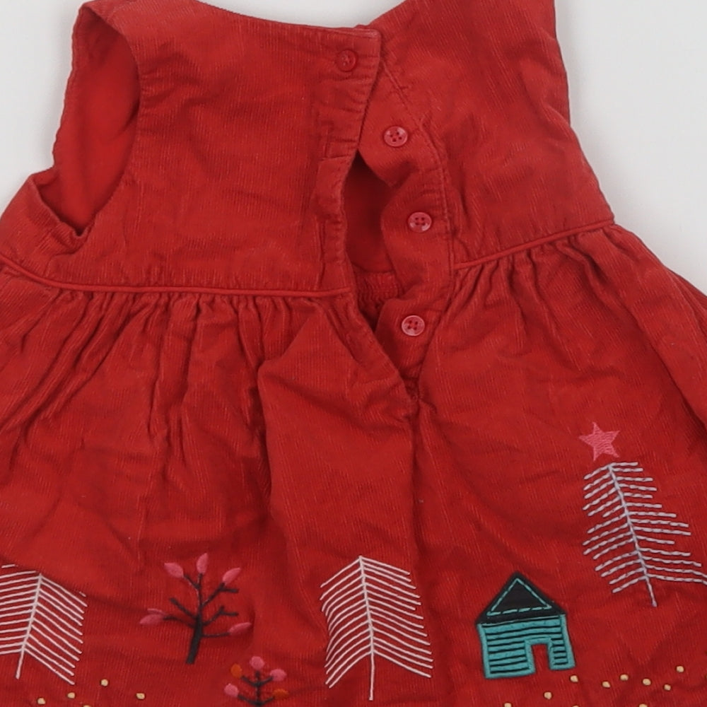 Marks & Spencer Girls Red A-Line Size 3-6 Months