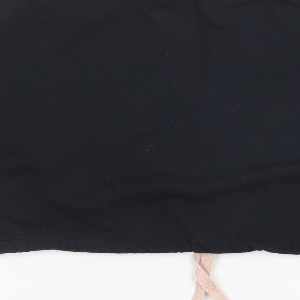 H&M Girls Black Pullover Jumper Size 10-11 Years